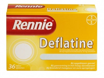 Rennie Deflatine - 36 Kauwtabletten