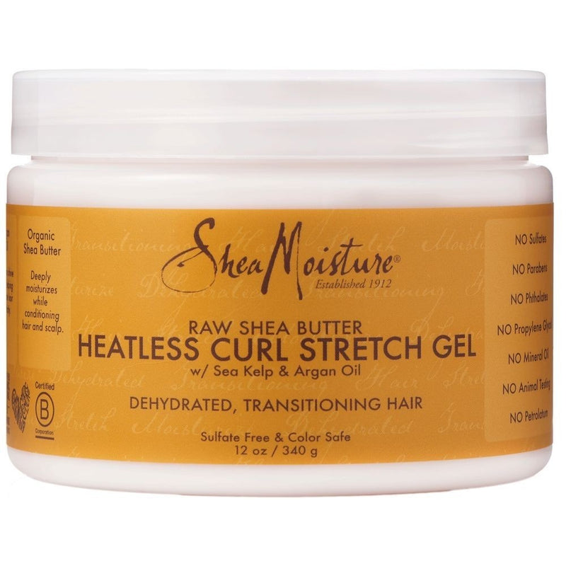 Shea Moisture Raw Shea Butter Heatless Curl Stretch Gel - 340gr