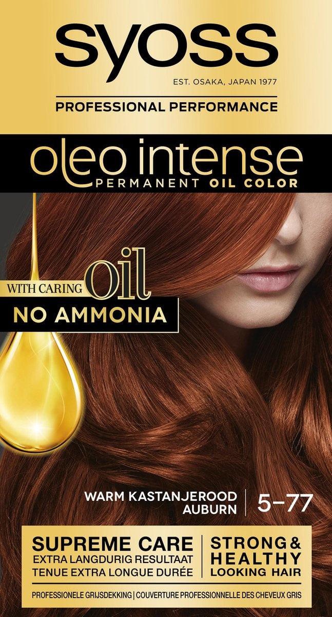 Syoss Oleo Intense Haarverf - Warm Kastanjerood 5-77