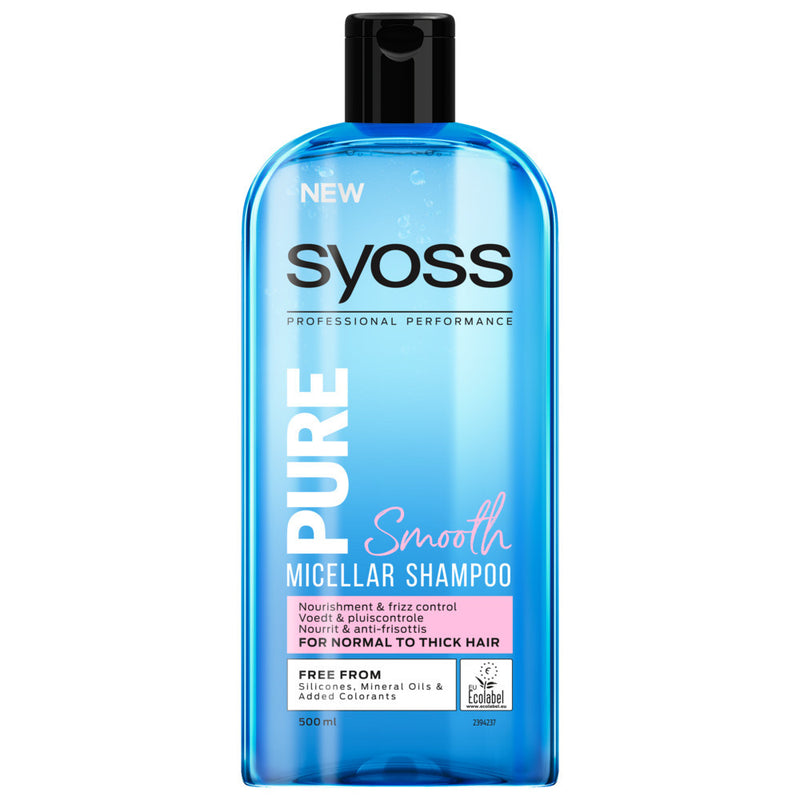 Syoss Pure Smooth - Micellar Shampoo 500ml
