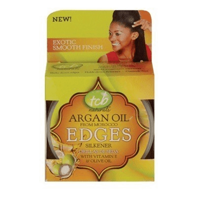 Tcb Naturels Argan Oil Edges Silkener - With Vitamine E & Olive Oil 57gr