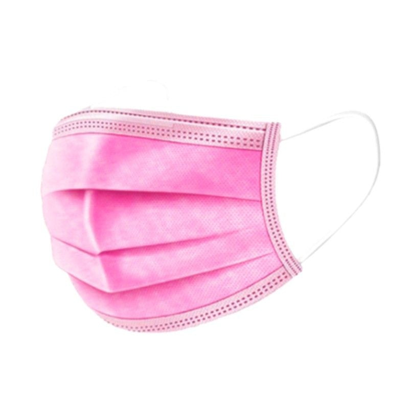 50x Mondmasker Roze - 3 Laags 80g