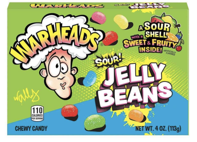 Warheads - Jelly Beans Snoep 113g