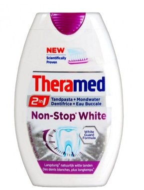 Theramed Tandpasta 2in1 Non Stop White - 75 Ml