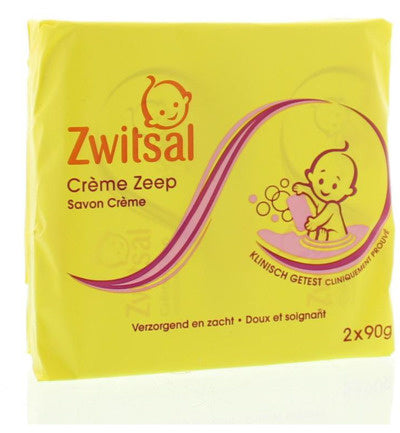 Zwitsal Creme Zeep - 2x90 Gram